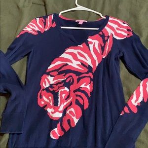Lilly Pulitzer tiger sweater
